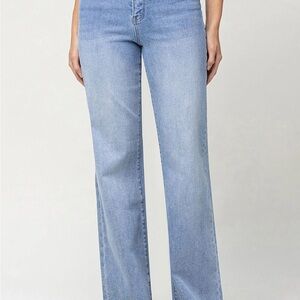 Vervet 90'S VINTAGE SUPER HIGH RISE FLARE JEANS